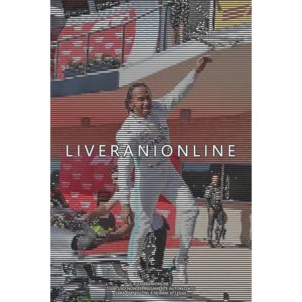 Lewis Hamilton (GBR) Mercedes AMG F1 celebrates his second position and the World Championship in parc ferme. 03.11.2019. Formula 1 World Championship, Rd 19, United States Grand Prix, Austin, Texas, USA, Race Day. AG ALDO LIVERANI -ONLY ITALY