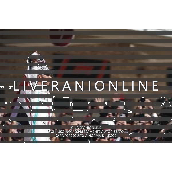 Lewis Hamilton (GBR) Mercedes AMG F1 celebrates his second position and World Championship in parc ferme. 03.11.2019. Formula 1 World Championship, Rd 19, United States Grand Prix, Austin, Texas, USA, Race Day. AG ALDO LIVERANI -ONLY ITALY