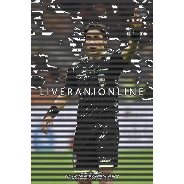 l’arbitro Gianpaolo Calvarese di Teramo Milan vs Lazio Campionato Serie A TIM - 11° giornata Milano 3-11-2019 Stadio Giuseppe Meazza - San Siro foto Roberto Garavaglia - ag. Aldo Liverani sas