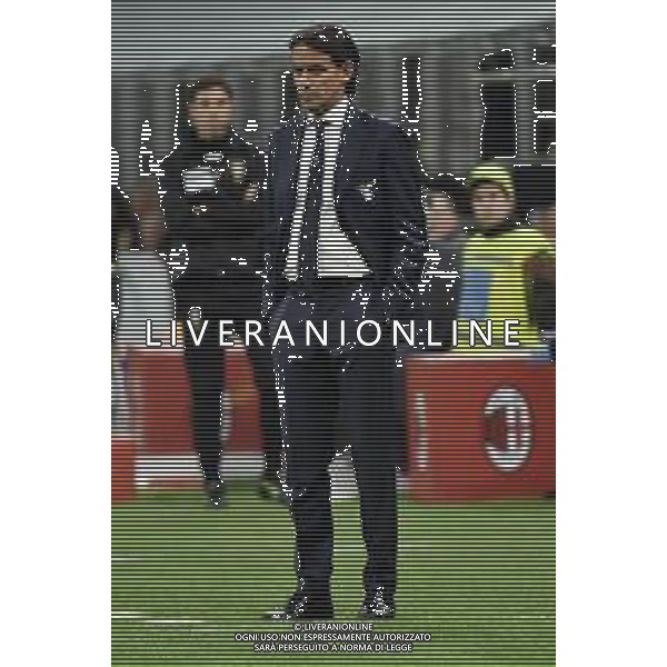 Simone Inzaghi allenatore Lazio Milan vs Lazio Campionato Serie A TIM - 11° giornata Milano 3-11-2019 Stadio Giuseppe Meazza - San Siro foto Roberto Garavaglia - ag. Aldo Liverani sas