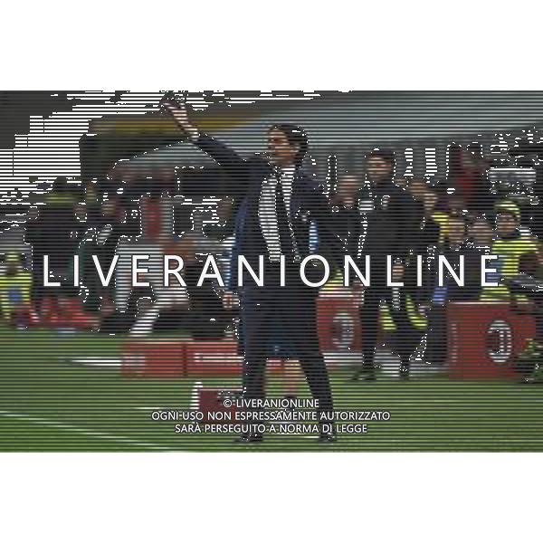 Simone Inzaghi allenatore Lazio Milan vs Lazio Campionato Serie A TIM - 11° giornata Milano 3-11-2019 Stadio Giuseppe Meazza - San Siro foto Roberto Garavaglia - ag. Aldo Liverani sas