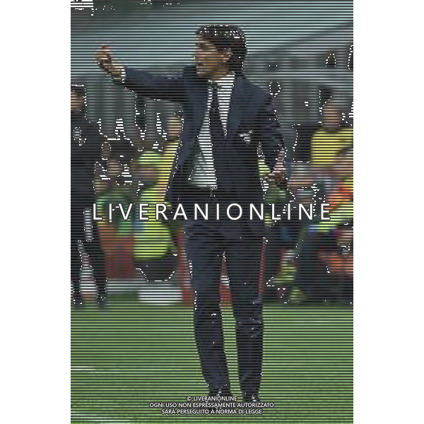 Simone Inzaghi allenatore Lazio Milan vs Lazio Campionato Serie A TIM - 11° giornata Milano 3-11-2019 Stadio Giuseppe Meazza - San Siro foto Roberto Garavaglia - ag. Aldo Liverani sas