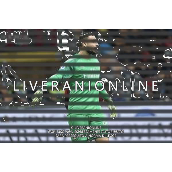 Gianluigi Donnarumma (Milan) Milan vs Lazio Campionato Serie A TIM - 11° giornata Milano 3-11-2019 Stadio Giuseppe Meazza - San Siro foto Roberto Garavaglia - ag. Aldo Liverani sas