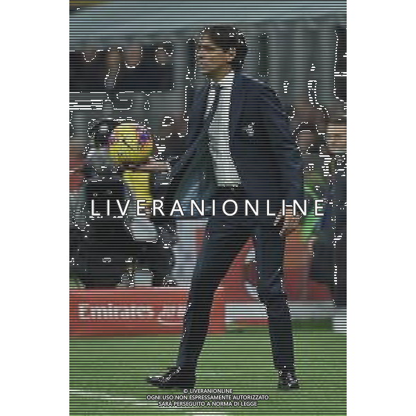 Simone Inzaghi allenatore Lazio Milan vs Lazio Campionato Serie A TIM - 11° giornata Milano 3-11-2019 Stadio Giuseppe Meazza - San Siro foto Roberto Garavaglia - ag. Aldo Liverani sas