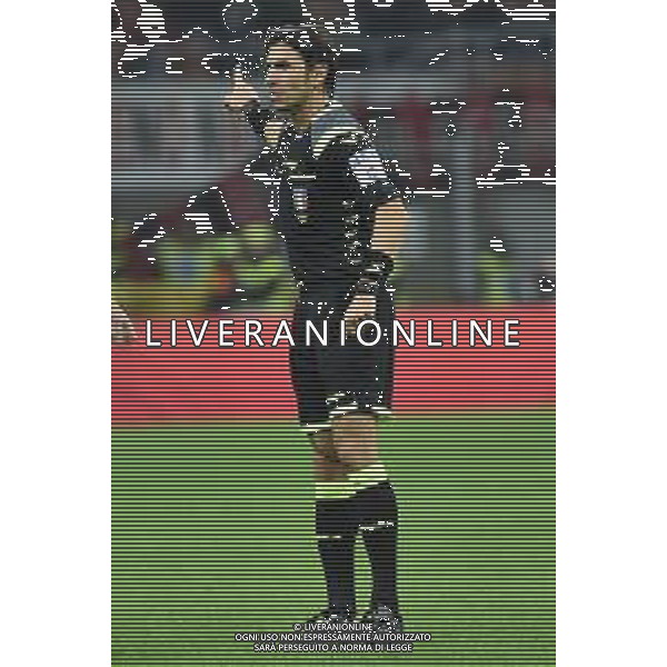 l’arbitro Gianpaolo Calvarese di Teramo Milan vs Lazio Campionato Serie A TIM - 11° giornata Milano 3-11-2019 Stadio Giuseppe Meazza - San Siro foto Roberto Garavaglia - ag. Aldo Liverani sas