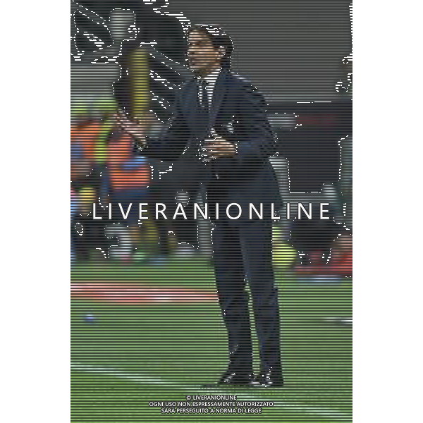 Simone Inzaghi allenatore Lazio Milan vs Lazio Campionato Serie A TIM - 11° giornata Milano 3-11-2019 Stadio Giuseppe Meazza - San Siro foto Roberto Garavaglia - ag. Aldo Liverani sas