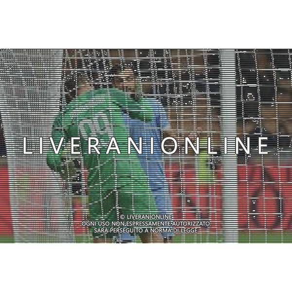Gianluigi Donnarumma (Milan) SX e Marco Parlo (Lazio) DX Milan vs Lazio Campionato Serie A TIM - 11° giornata Milano 3-11-2019 Stadio Giuseppe Meazza - San Siro foto Roberto Garavaglia - ag. Aldo Liverani sas