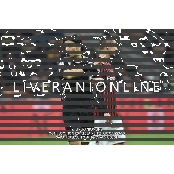l’arbitro Gianpaolo Calvarese di Teramo Milan vs Lazio Campionato Serie A TIM - 11° giornata Milano 3-11-2019 Stadio Giuseppe Meazza - San Siro foto Roberto Garavaglia - ag. Aldo Liverani sas
