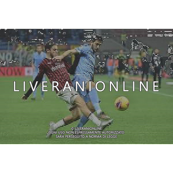 Davide Calabria (Milan) SX e Luis Alberto (Lazio) DX Milan vs Lazio Campionato Serie A TIM - 11° giornata Milano 3-11-2019 Stadio Giuseppe Meazza - San Siro foto Roberto Garavaglia - ag. Aldo Liverani sas