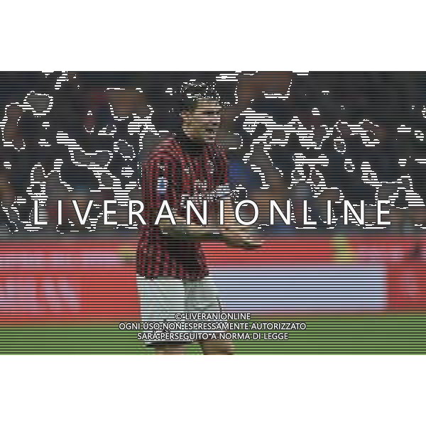 Alessio Romagnoli (Milan) Milan vs Lazio Campionato Serie A TIM - 11° giornata Milano 3-11-2019 Stadio Giuseppe Meazza - San Siro foto Roberto Garavaglia - ag. Aldo Liverani sas