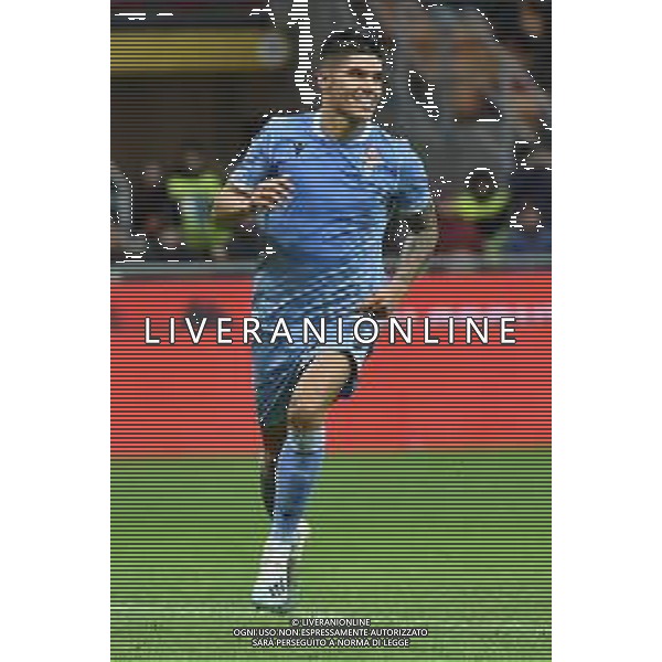 Joaquin Correa (Lazio) esulta dopo il suo gol del 2 a 1 Lazio Milan vs Lazio Campionato Serie A TIM - 11° giornata Milano 3-11-2019 Stadio Giuseppe Meazza - San Siro foto Roberto Garavaglia - ag. Aldo Liverani sas