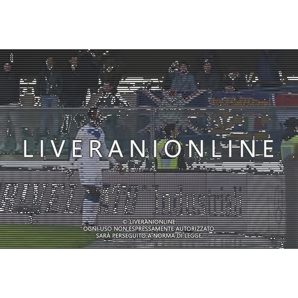 Mario Balotelli il gesto di stizza c on i tifosi del Verona, Hellas Verona - Brescia partita di serie A, Verona 3 novembre 2019. AG ALDO LIVERANI SAS