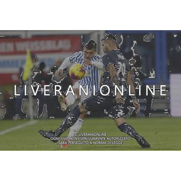 Spal - Sampdoria Campionato di Calcio Serie A TIM 04/11/2019 nella foto: Strefeza Gabriel (spal ferrara)Murru Nicola(sampdoria) ©Claudio Zamagni/Agenzia Aldo Liverani Strefeza Gabriel (spal ferrara)Murru Nicola(sampdoria) during Italian Serie A soccer match between S.P.A.L. Ferrara and S.S. SAMPDORIA at Ferrara Paolo Mazza Stadium on November 04 2019 photo credit by Claudio Zamagni/Aldo Liverani Photo Agency
