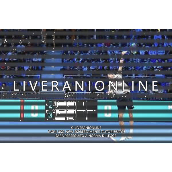 Internazionali di Tennis Milano, Italia 05/11/2019 Next Gen ATP Finals - Fase a gironi - Ugo Humbert vs Mikael Ymer Nella foto: Ugo Humbert FOTO ALESSIO TARPINI-ALESSIO MARINI-AG ALDO LIVERANI SAS
