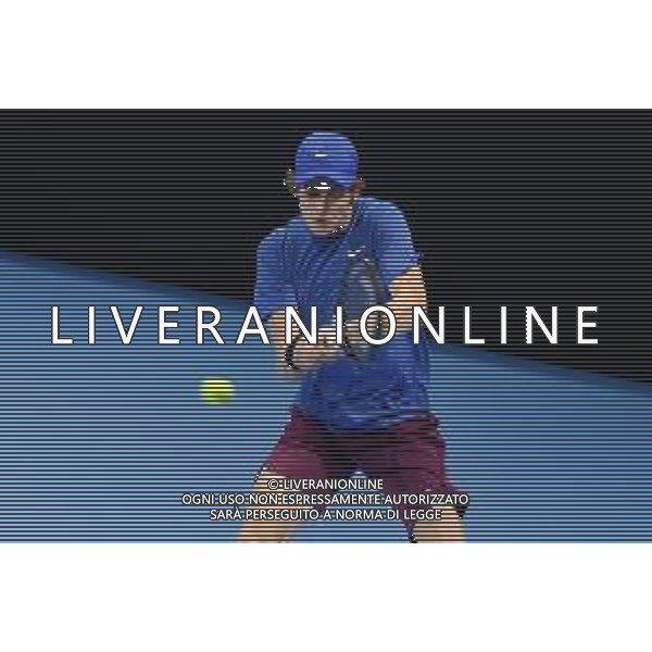 Internazionali di Tennis Milano, Italia 05/11/2019 Next Gen ATP Finals - Fase a gironi - Frances Tiafoe vs J. Sinner Nella foto: Jannik Sinner foto aòessio tarpini-alessio marini-ag aldo liverani sas