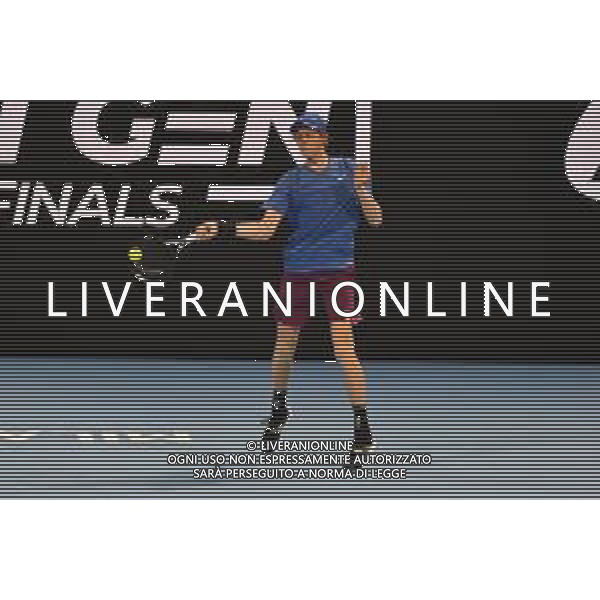 Internazionali di Tennis Milano, Italia 05/11/2019 Next Gen ATP Finals - Fase a gironi - Frances Tiafoe vs J. Sinner Nella foto: Jannik Sinner foto aòessio tarpini-alessio marini-ag aldo liverani sas