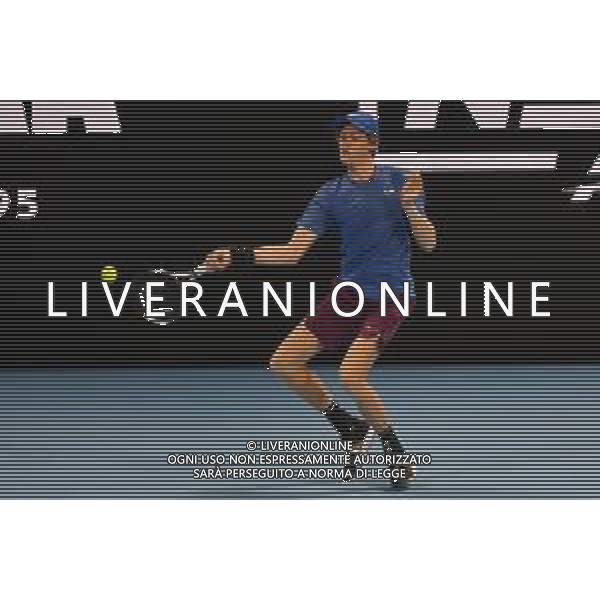 Internazionali di Tennis Milano, Italia 05/11/2019 Next Gen ATP Finals - Fase a gironi - Frances Tiafoe vs J. Sinner Nella foto: Jannik Sinner foto aòessio tarpini-alessio marini-ag aldo liverani sas
