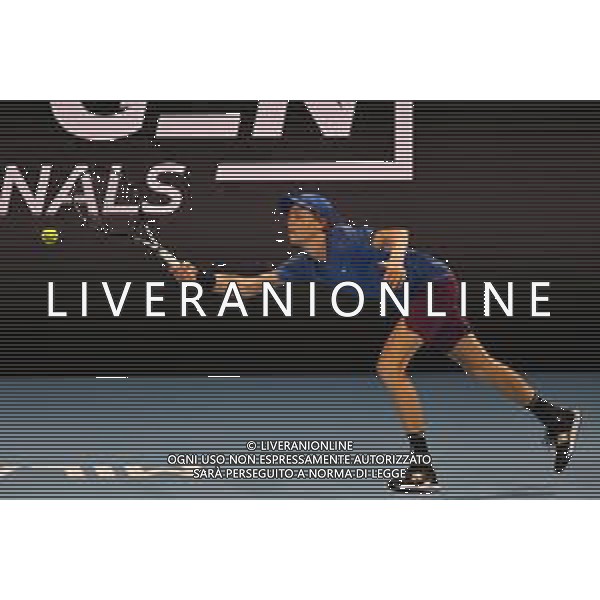 Internazionali di Tennis Milano, Italia 05/11/2019 Next Gen ATP Finals - Fase a gironi - Frances Tiafoe vs J. Sinner Nella foto: Jannik Sinner foto aòessio tarpini-alessio marini-ag aldo liverani sas