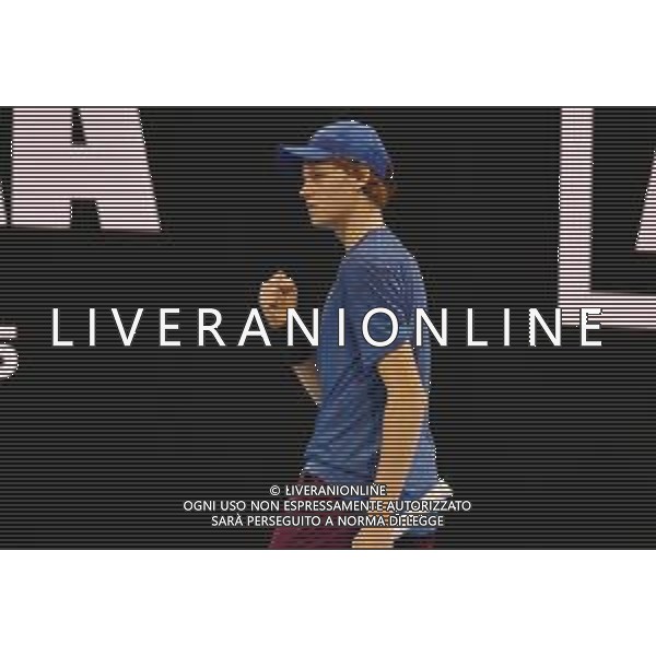 Internazionali di Tennis Milano, Italia 05/11/2019 Next Gen ATP Finals - Fase a gironi - Frances Tiafoe vs J. Sinner Nella foto: Jannik Sinner foto aòessio tarpini-alessio marini-ag aldo liverani sas