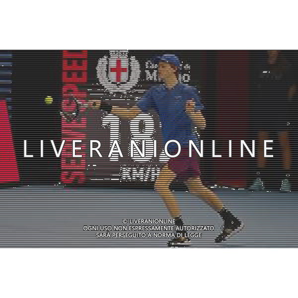 Internazionali di Tennis Milano, Italia 05/11/2019 Next Gen ATP Finals - Fase a gironi - Frances Tiafoe vs J. Sinner Nella foto: Jannik Sinner foto aòessio tarpini-alessio marini-ag aldo liverani sas