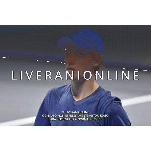 Internazionali di Tennis Milano, Italia 05/11/2019 Next Gen ATP Finals - Fase a gironi - Frances Tiafoe vs J. Sinner Nella foto: Jannik Sinner foto aòessio tarpini-alessio marini-ag aldo liverani sas
