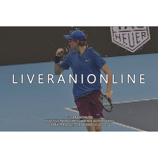 Internazionali di Tennis Milano, Italia 05/11/2019 Next Gen ATP Finals - Fase a gironi - Frances Tiafoe vs J. Sinner Nella foto: sinner foto aòessio tarpini-alessio marini-ag aldo liverani sas
