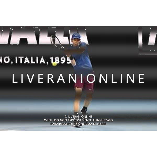 Internazionali di Tennis Milano, Italia 05/11/2019 Next Gen ATP Finals - Fase a gironi - Frances Tiafoe vs J. Sinner Nella foto: Jannik Sinner foto aòessio tarpini-alessio marini-ag aldo liverani sas