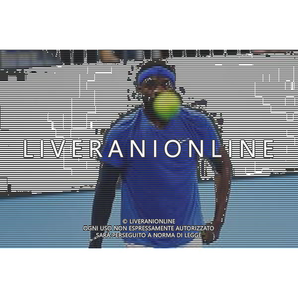Internazionali di Tennis Milano, Italia 05/11/2019 Next Gen ATP Finals - Fase a gironi - Frances Tiafoe vs J. Sinner Nella foto: tiafoe foto aòessio tarpini-alessio marini-ag aldo liverani sas