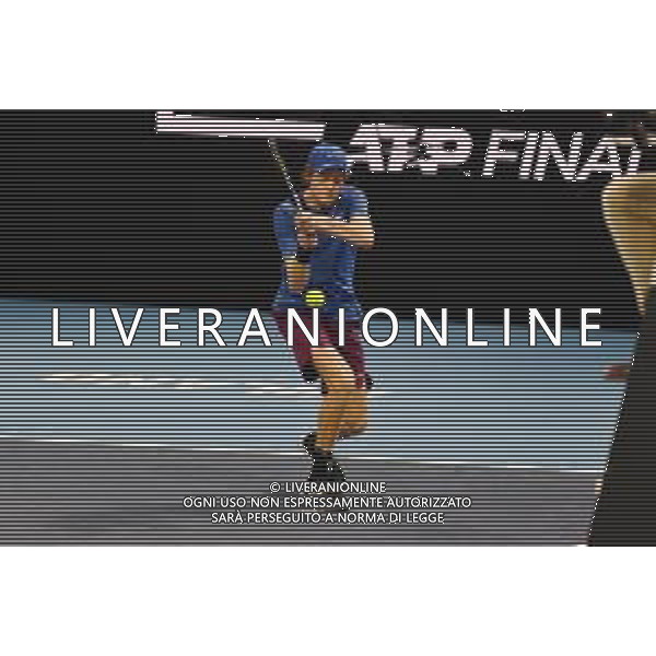 Internazionali di Tennis Milano, Italia 05/11/2019 Next Gen ATP Finals - Fase a gironi - Frances Tiafoe vs J. Sinner Nella foto: Sinner foto aòessio tarpini-alessio marini-ag aldo liverani sas