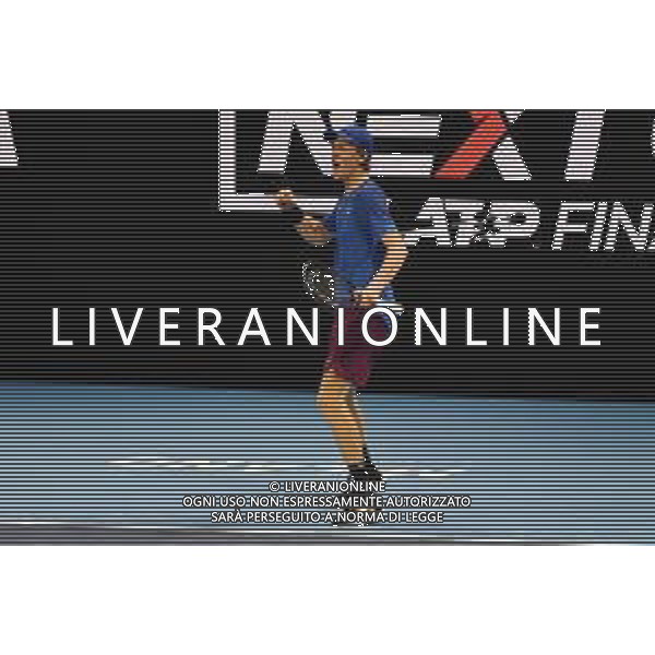 Internazionali di Tennis Milano, Italia 05/11/2019 Next Gen ATP Finals - Fase a gironi - Frances Tiafoe vs J. Sinner Nella foto: sinner foto aòessio tarpini-alessio marini-ag aldo liverani sas