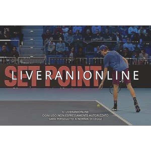 Internazionali di Tennis Milano, Italia 05/11/2019 Next Gen ATP Finals - Fase a gironi - Frances Tiafoe vs J. Sinner Nella foto: sinner foto aòessio tarpini-alessio marini-ag aldo liverani sas