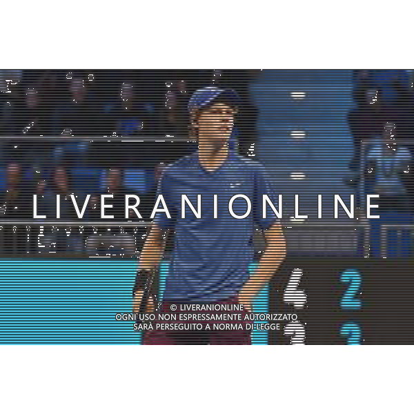 Internazionali di Tennis Milano, Italia 05/11/2019 Next Gen ATP Finals - Fase a gironi - Frances Tiafoe vs J. Sinner Nella foto: Jannik Sinner foto aòessio tarpini-alessio marini-ag aldo liverani sas