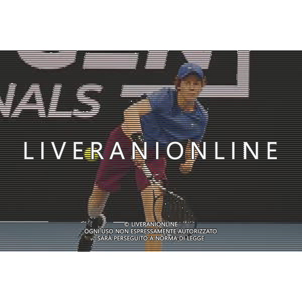 Internazionali di Tennis Milano, Italia 05/11/2019 Next Gen ATP Finals - Fase a gironi - Frances Tiafoe vs J. Sinner Nella foto: Jannik Sinner foto aòessio tarpini-alessio marini-ag aldo liverani sas