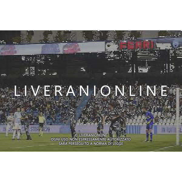 Spal - Sampdoria Campionato di Calcio Serie A TIM 04/11/2019 nella foto: giocatori in area ©Claudio Zamagni/Agenzia Aldo Liverani a moment of play during Italian Serie A soccer match between S.P.A.L. Ferrara and S.S. SAMPDORIA at Ferrara Paolo Mazza Stadium on November 04 2019 photo credit by Claudio Zamagni/Aldo Liverani Photo Agency