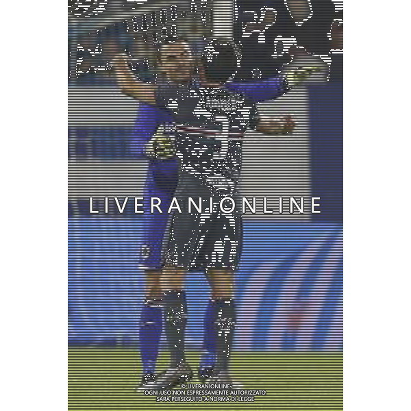 Spal - Sampdoria Campionato di Calcio Serie A TIM 04/11/2019 nella foto: Audero Emil(sampdoria) Augello Tommaso(sampdoria) ©Claudio Zamagni/Agenzia Aldo Liverani Audero Emil(sampdoria) Augello Tommaso(sampdoria) during Italian Serie A soccer match between S.P.A.L. Ferrara and S.S. SAMPDORIA at Ferrara Paolo Mazza Stadium on November 04 2019 photo credit by Claudio Zamagni/Aldo Liverani Photo Agency