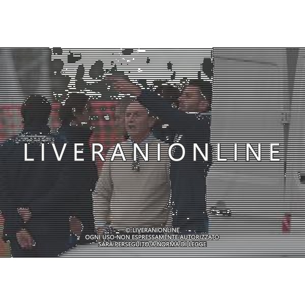 Massimo Cellino con Fabio Grosso nuovo allenatore del Brescia primo allenamento, Torbole 5 novembre 2019. AG ALDO LIVERANI SAS