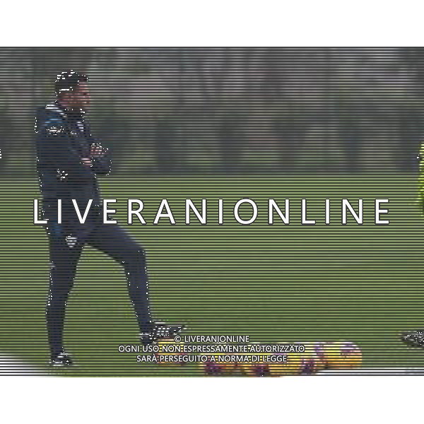 , Fabio Grosso nuovo allenatore del Brescia primo allenamento, Torbole 5 novembre 2019. AG ALDO LIVERANI SAS