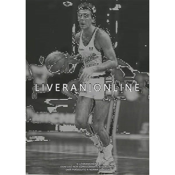 RETROSPETTIVA PIERO MONTECCHI BASKET NELLA FOTO PIERO MONTECCHICON LA MAGLIA DELLA TRACER MILANO AG ALDO LIVERANI SAS