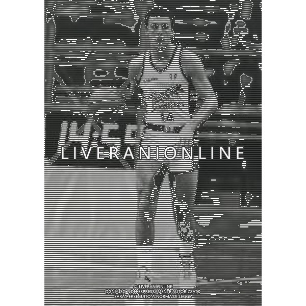 RETROSPETTIVA PIERO MONTECCHI BASKET NELLA FOTO PIERO MONTECCHICON LA MAGLIA DELLA TRACER MILANO AG ALDO LIVERANI SAS
