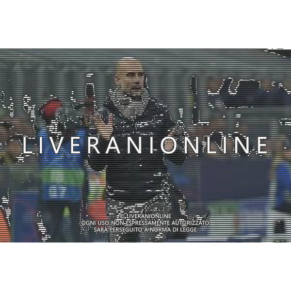 Guardiola Atalanta vs Manchester City UEFA Champions League fase a gironi 4° giornata gruppo C Milano 6-11-2019 Stadio Giuseppe Meazza - San Siro foto Roberto Garavaglia - ag. Aldo Liverani sas