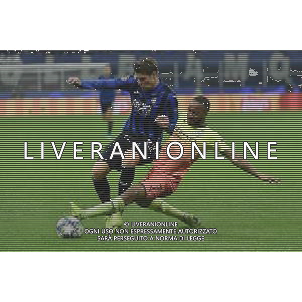 Sterling su Hateboer Atalanta vs Manchester City UEFA Champions League fase a gironi 4° giornata gruppo C Milano 6-11-2019 Stadio Giuseppe Meazza - San Siro foto Roberto Garavaglia - ag. Aldo Liverani sas