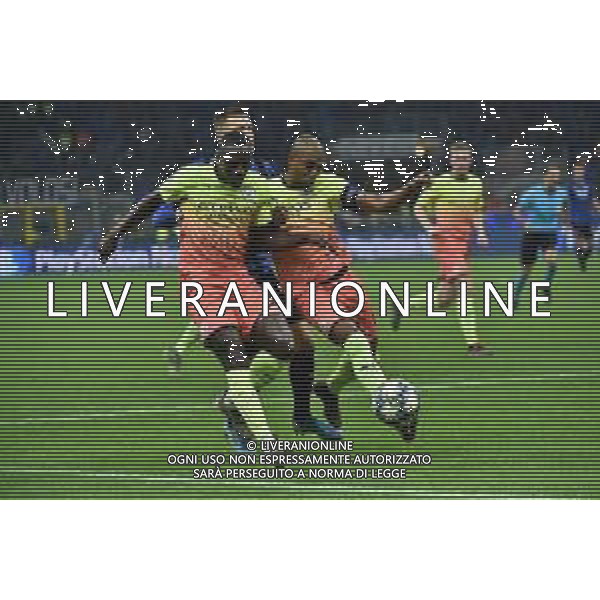 Mendy e Fernandinho Atalanta vs Manchester City UEFA Champions League fase a gironi 4° giornata gruppo C Milano 6-11-2019 Stadio Giuseppe Meazza - San Siro foto Roberto Garavaglia - ag. Aldo Liverani sas