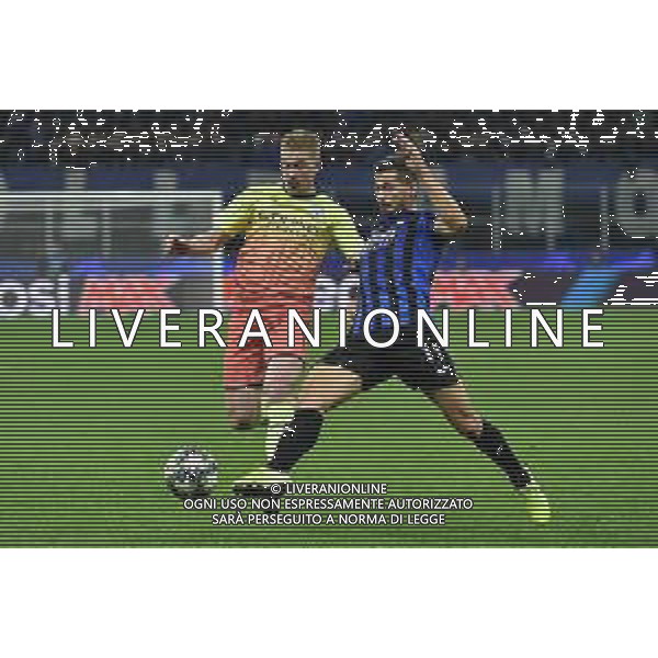 De Bruyne e Freuler Atalanta vs Manchester City UEFA Champions League fase a gironi 4° giornata gruppo C Milano 6-11-2019 Stadio Giuseppe Meazza - San Siro foto Roberto Garavaglia - ag. Aldo Liverani sas