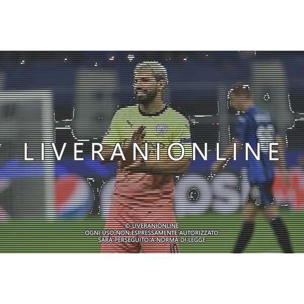 Aguero Atalanta vs Manchester City UEFA Champions League fase a gironi 4° giornata gruppo C Milano 6-11-2019 Stadio Giuseppe Meazza - San Siro foto Roberto Garavaglia - ag. Aldo Liverani sas