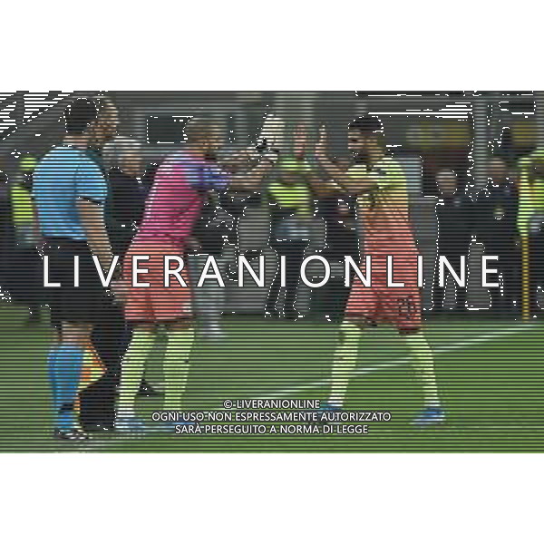 Walker entra in campo come portiere Atalanta vs Manchester City UEFA Champions League fase a gironi 4° giornata gruppo C Milano 6-11-2019 Stadio Giuseppe Meazza - San Siro foto Roberto Garavaglia - ag. Aldo Liverani sas
