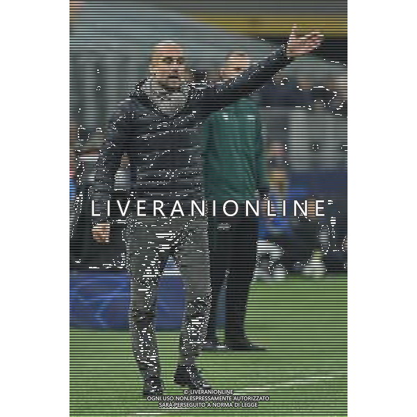 Josep Guardiola allenatore Manchester City Atalanta vs Manchester City UEFA Champions League fase a gironi 4° giornata gruppo C Milano 6-11-2019 Stadio Giuseppe Meazza - San Siro foto Roberto Garavaglia - ag. Aldo Liverani sas