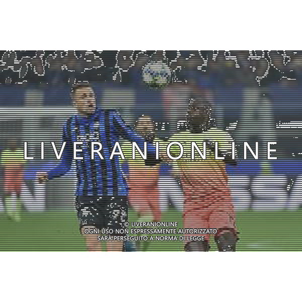 Josip Ilicic (Atalanta) SX e Benjamin Mendy (Manchester City) DX Atalanta vs Manchester City UEFA Champions League fase a gironi 4° giornata gruppo C Milano 6-11-2019 Stadio Giuseppe Meazza - San Siro foto Roberto Garavaglia - ag. Aldo Liverani sas