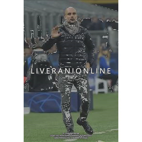 Josep Guardiola allenatore Manchester City Atalanta vs Manchester City UEFA Champions League fase a gironi 4° giornata gruppo C Milano 6-11-2019 Stadio Giuseppe Meazza - San Siro foto Roberto Garavaglia - ag. Aldo Liverani sas