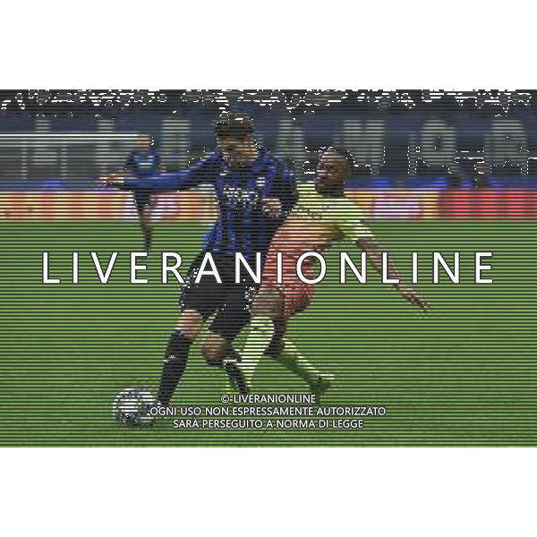 Hans Hateboer (Atalanta) SX e Raheem Sterling (Manchester City) DX Atalanta vs Manchester City UEFA Champions League fase a gironi 4° giornata gruppo C Milano 6-11-2019 Stadio Giuseppe Meazza - San Siro foto Roberto Garavaglia - ag. Aldo Liverani sas