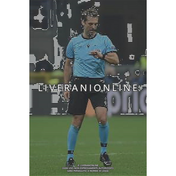 l’arbitro Aleksei Kulbakov (BLR) Atalanta vs Manchester City UEFA Champions League fase a gironi 4° giornata gruppo C Milano 6-11-2019 Stadio Giuseppe Meazza - San Siro foto Roberto Garavaglia - ag. Aldo Liverani sas